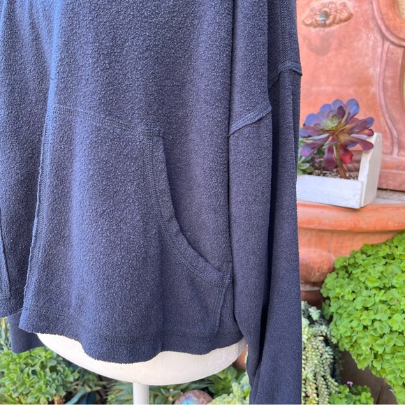 Free People Movement Navy Blue Hoodie Size S - Picture 7 of 15